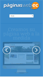 Mobile Screenshot of paginaswebenecuador.com